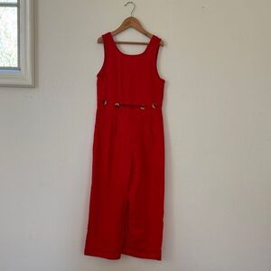 Zara kids Red Jumpsuit